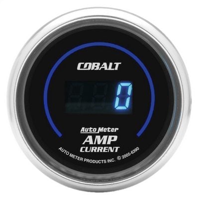 Auto Meter Cobalt Digital Ammeter Gauge, 2-1/16 Inch - 6390